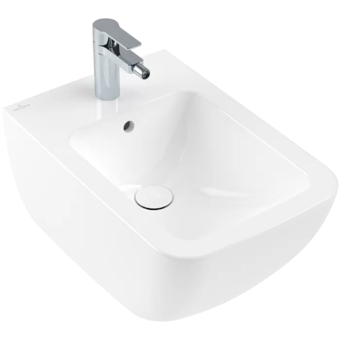 Villeroy&Boch Venticello Биде подвесное 37.5х56х28.5см., 1 отв., цвет: альпийский белый