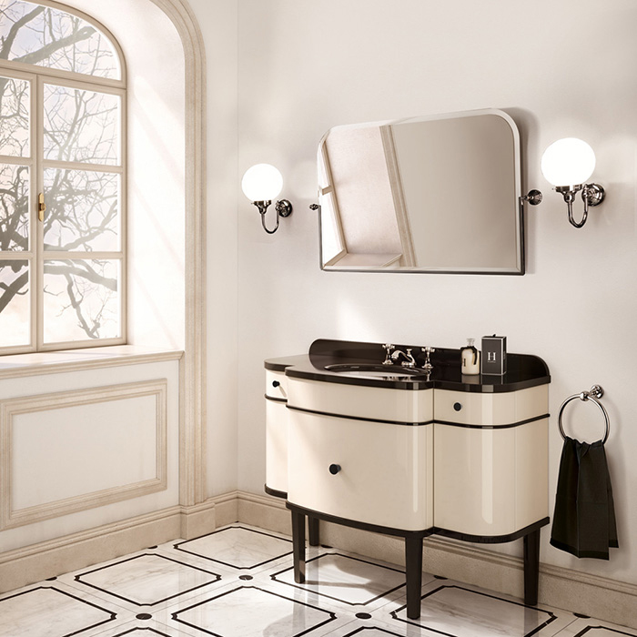 Devon&Devon Gatsby 2 Зеркало 110х65см., подвесное, поворотное, цвет: никель блестящий