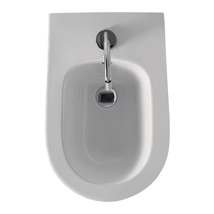 Kerasan Aquatech Биде напольное 55x35см, c 1 отв., цвет: белый