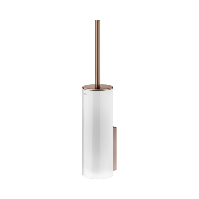 Keuco Edition 400 Туалетный ёршик, подвесной, c крышкой, цвет: brushed red gold