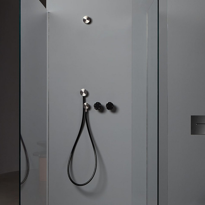 Antonio Lupi Filtro Ручной душ, с шланговым соединителем, держателем и шлангом, цвет: полированная сталь