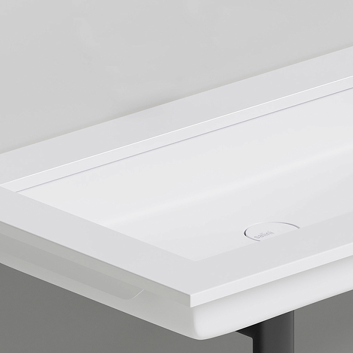 Salini MAREA 10 Раковина 75х40см, материал: S-Sense, цвет: белый