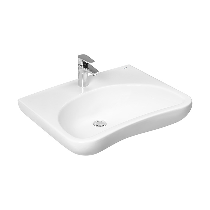 Roca Access Раковина подвесная 64х55см, с 1 отв., для людей с ограниченными возможностями, цвет: белый