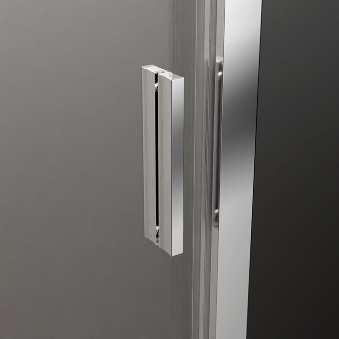 Radaway Alienta E Душевое ограждение 80x90см, стекло прозрачное, покрытие Easy Clean, профиль: хром