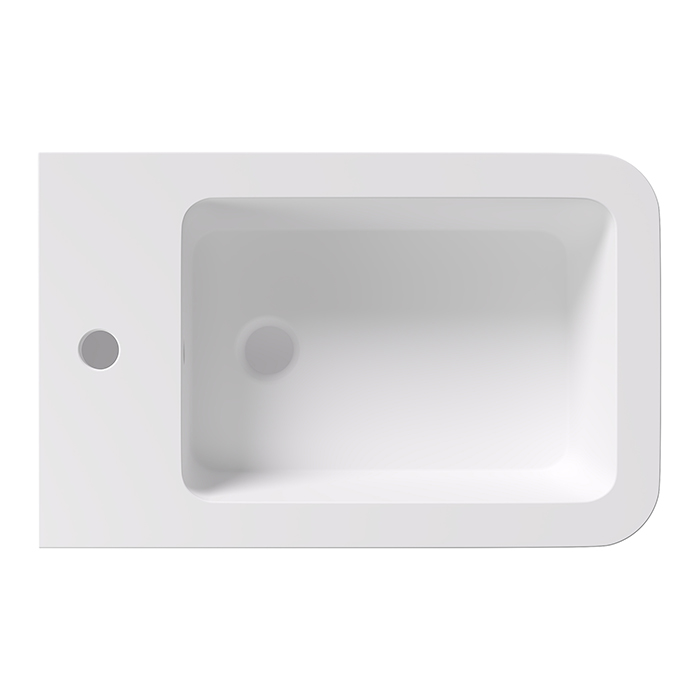 Alice Hide Square Биде подвесное 55х35см., цвет: белый матовый