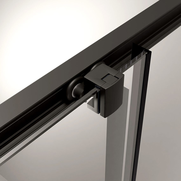 Radaway Alienta C Душевое ограждение 90x90см, стекло прозрачное, покрытие Easy Clean, профиль: черный