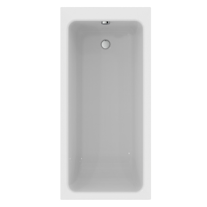 Ideal Standard Dolce Vita Ванна 170x80 см, встраиваемая, акрил, без панелей, перелива, ножки в комплекте, цвет: белый глянец