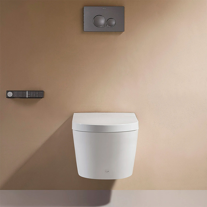 Arrow Pollux Унитаз Smart с функцией биде, 34x60см, подвесной, безободковый, цвет: белый
