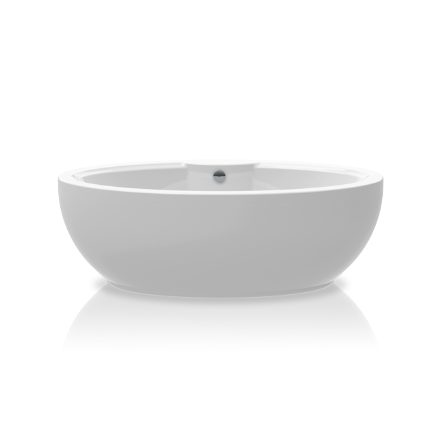 KNIEF Oval  Ванна отдельностоящая 180*95*62.5 см, без слива-перелива, цвет: белый (продавать со сливом 0100-091-06)