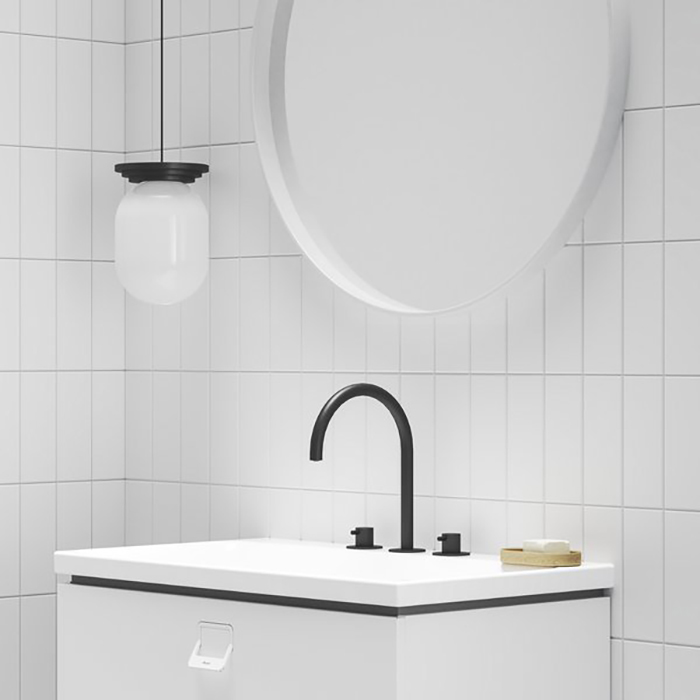 Ravak Espirit Смеситель для раковины, 3 отв., цвет: черный матовый