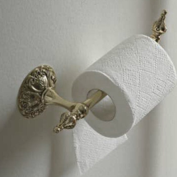 Sbordoni Flora Держатель для туалетной бумаги, подвесной, цвет: бронза 