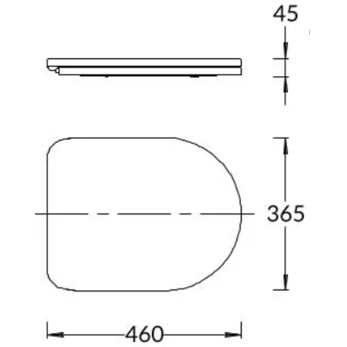 Kerama Marazzi Pompei Сиденье для напольного унитаза, цвет: белое глянцевое
