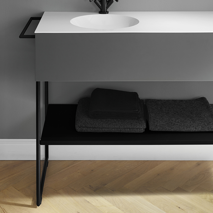 Burgbad Coco Комплект напольной мебели 120x50x87 см, цвет: серый