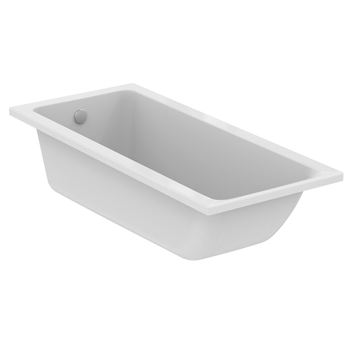 Ideal Standard Connect Air Ванна 170x75 см, встраиваемая, акрил, без панелей, перелива, без ножек, цвет: белый глянец