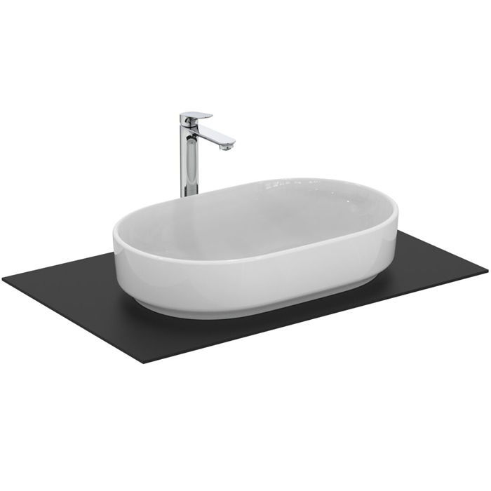Ideal Standard i.life O Раковина овальная 60х38см, без отв., без перелива, цвет: белый