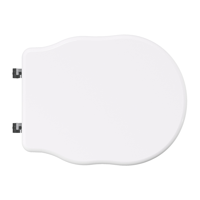 Alice Boheme Сиденье с крышкой для напольного унитаза, с микролифтом, цвет: белый