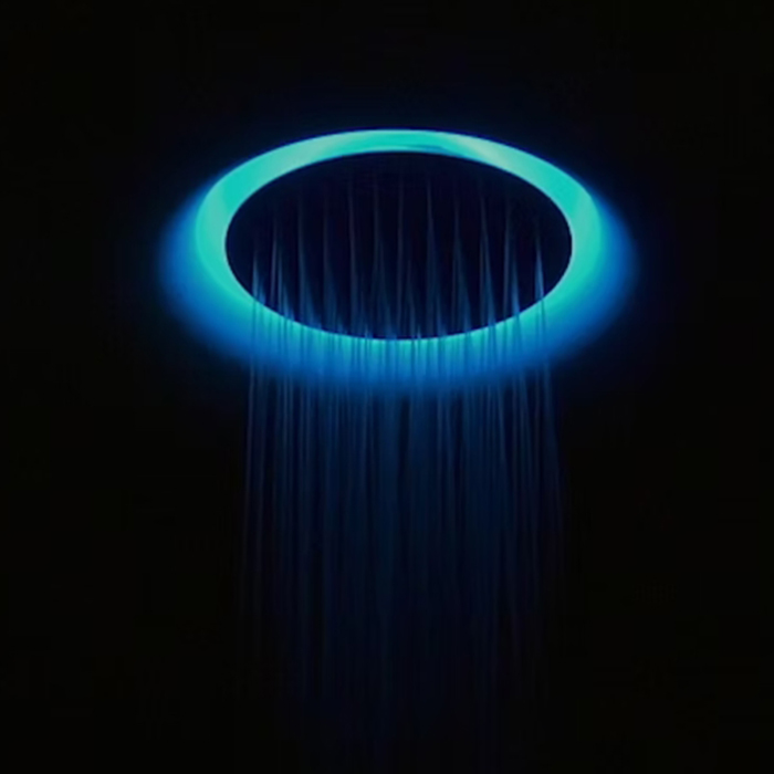 Antonio Lupi Душевая система Meteo In 620 х 620 х 111 мм, с RGB LED подсветкой