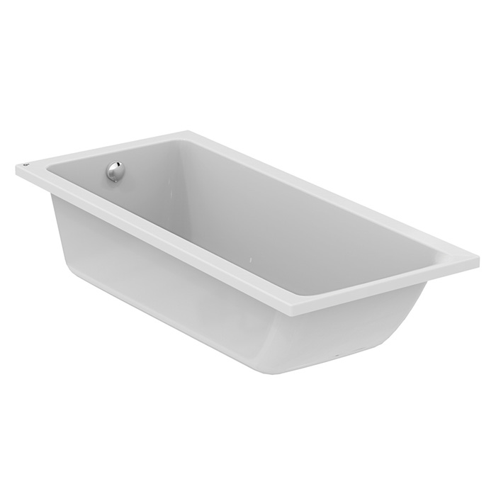 Ideal Standard Connect Air Ванна 180x80 см, встраиваемая, акрил, без панелей, перелива, без ножек, цвет: белый глянец