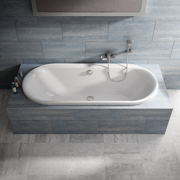 Ideal Standard Connect Air OVAL Ванна 180x80 см, встраиваемая, овальная, акрил, без панелей, перелива, без ножек, цвет: белый глянец
