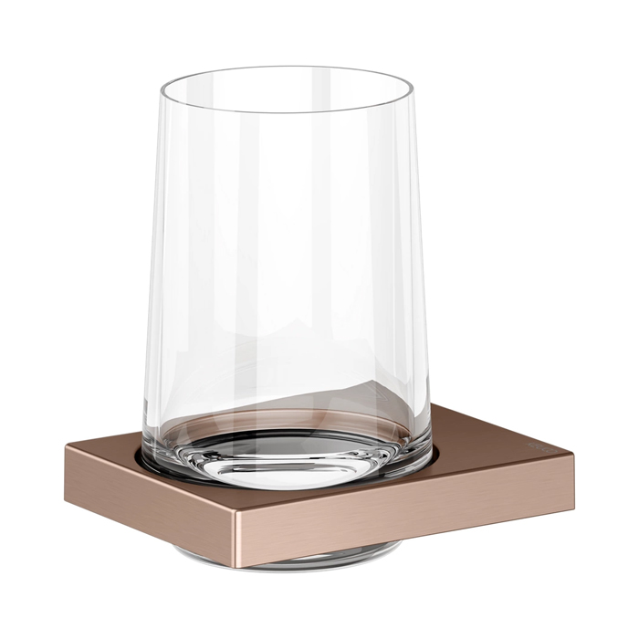 Keuco Edition 11 Стакан, подвесной, хрустальный, цвет: brushed red gold