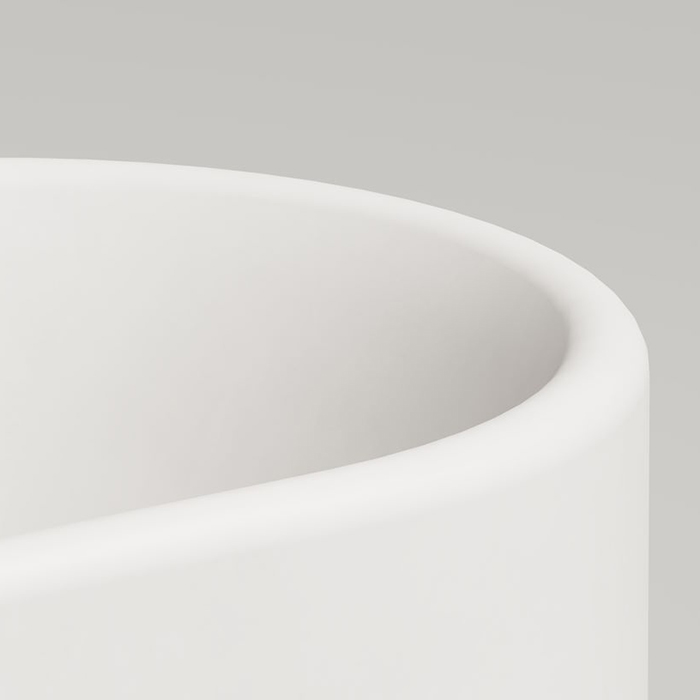 Salini Perla Plus Ванна отдельностоящая 170x80см, материал S-Sense, цвет: белый глянцевый