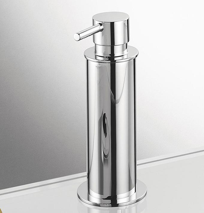 Colombo Mini Дозатор для жидкого мыла 150мл, настольный, цвет: хром