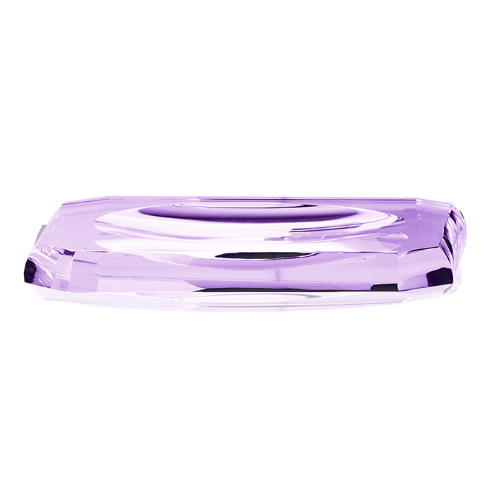 Decor Walther Kristall KS Лоток для расчесок, цвет: хрусталь фиолетовый