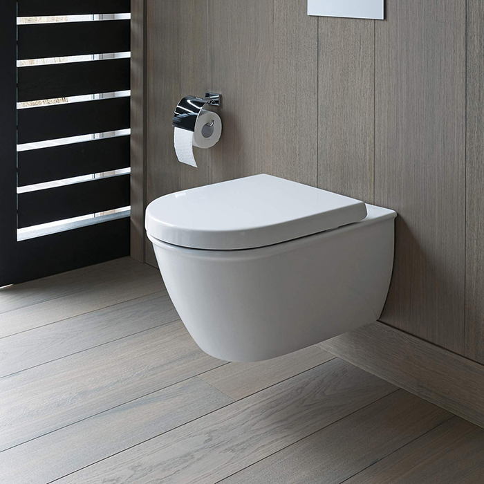 Duravit ME by Starck Унитаз подвесной 57х37 см, безободковый, HygieneGlaze, цвет: белый