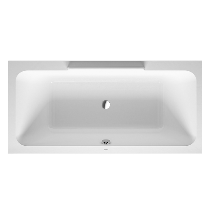 Duravit Durastyle Ванна 190х90см, акриловая, прямоугольная встраиваемая или с панелями, с двумя наклонами для спины, цвет: белый