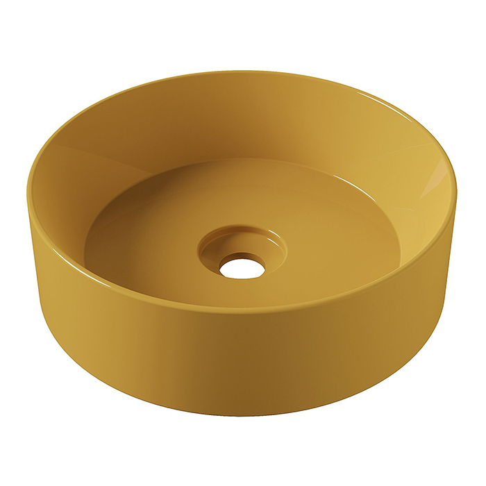 Alice Spy Round Раковина Ø40см., накладная, без отв., цвет: мёд глянцевый