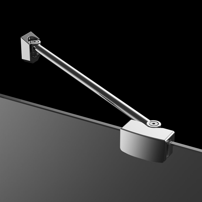 Radaway Torrenta PND II Шторка для ванны 120см, распашная, правая, стекло прозрачное, покрытие Easy Clean, профиль: хром