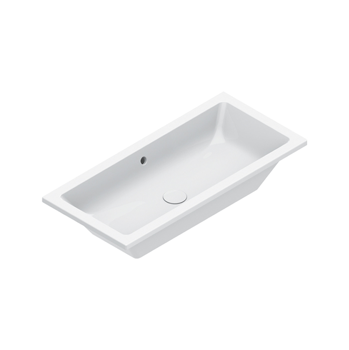 Catalano Zero Раковина встраиваемая под столешницу 80х37см, цвет: белый глянцевый