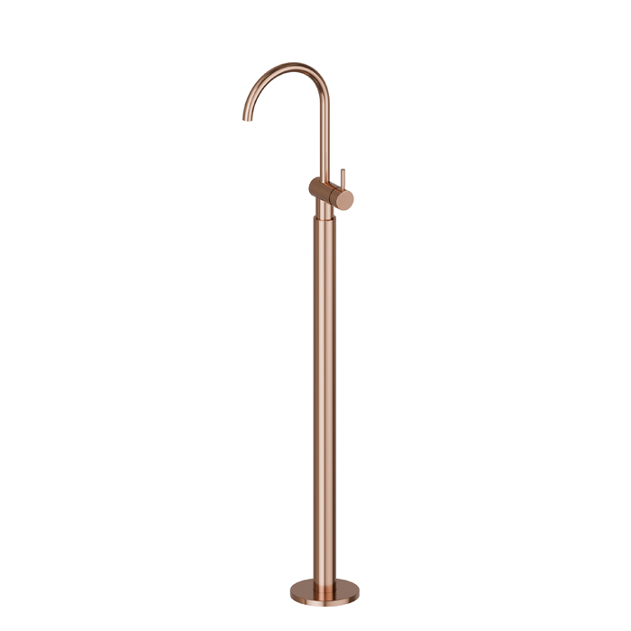 Newform Blink Смеситель для раковины, напольный, внешняя часть, цвет: PVD copper bronze