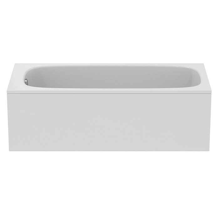 Ideal Standard i.life Ванна 180x80 см, встраиваемая, акрил, без панелей, перелива, без ножек, цвет: белый глянец