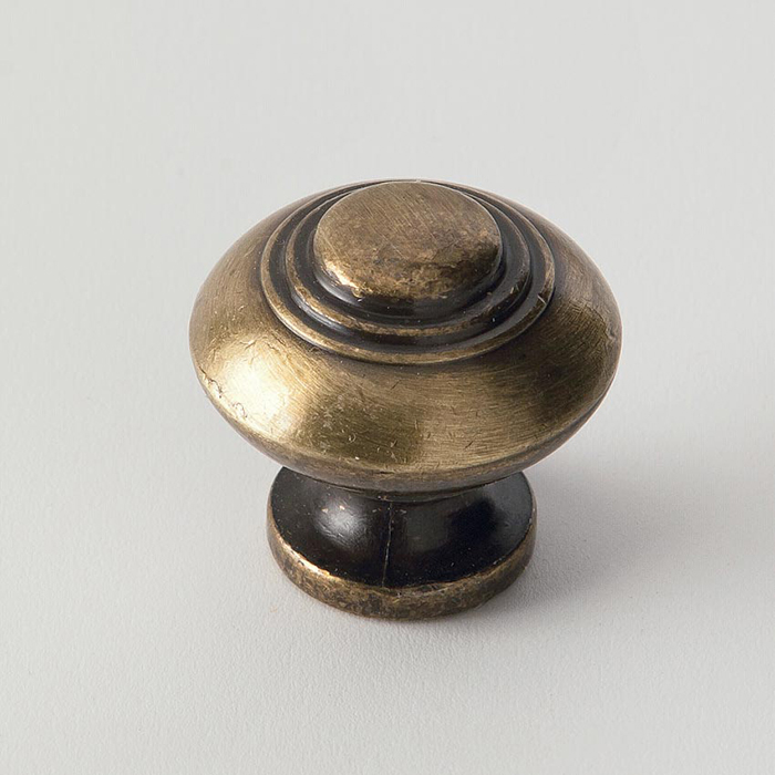EBAN Wrought Bronze, ручка-кнопка для мебели, Цвет: бронза состаренная