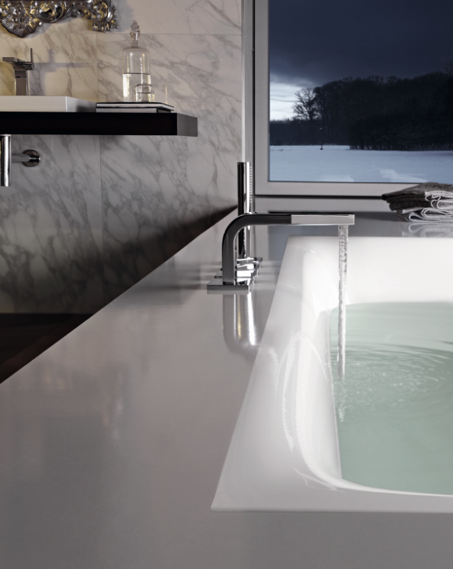 Bette Lux Ванна прямоугольная с шумоизоляцией встраиваемая, 170x75x45см, с самоочищающимся покрытием BetteGlasur ® Plus, цвет: белый,  (для удлиненного слива-перелива)