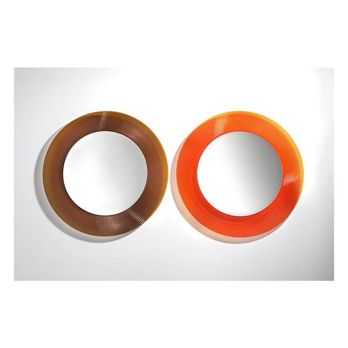 Laufen Kartell Зеркало круглое d=78см, настенное, со скрытой подсветкой, цвет: янтарь