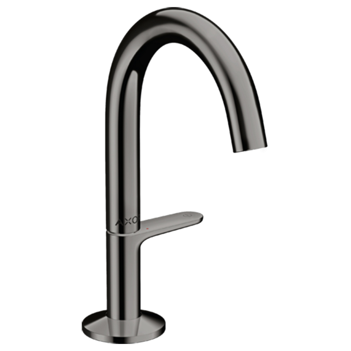 Axor One Смеситель для раковины Sel 140, на 1 отв., с донным клапаном Push-Open, цвет: полированный черный хром