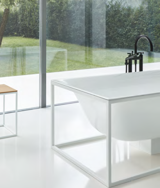 Bette Lux SHAPE Ванна прямоугольная отдельностоящая, 180х80х45см на каркасе, покрыта эмалью снаружи и изнутри, BetteGlasur® Plus, цвет: белый