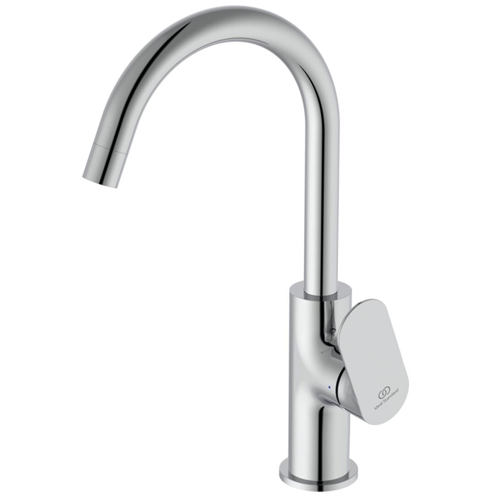 Ideal Standard Ceralife O Смеситель для раковины H21.5см., на 1 отв., с поворотным изливом, цвет: хром
