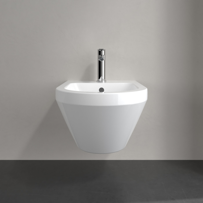 Villeroy&Boch Architectura Биде подвесное 37х53х27см., с 1 отв., цвет: альпийский белый