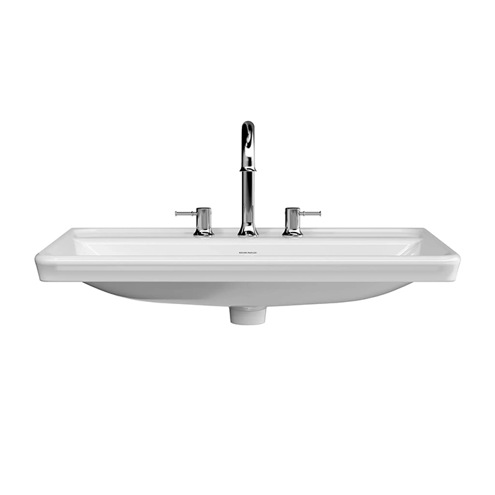 Kerama Marazzi Elegance Раковина подвесная 80см, с 3 отв., цвет: белый глянцевый