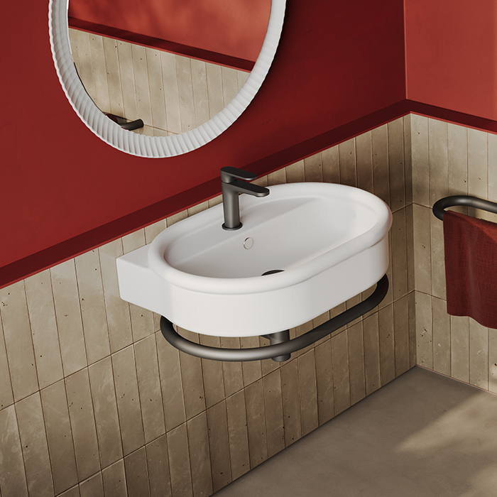 Artceram Brera Раковина 65х46х18см., накладная, без отв., цвет: белый матовый