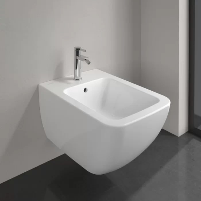 Villeroy&Boch Venticello Биде подвесное 37.5х56х28.5см., 1 отв., цвет: альпийский белый