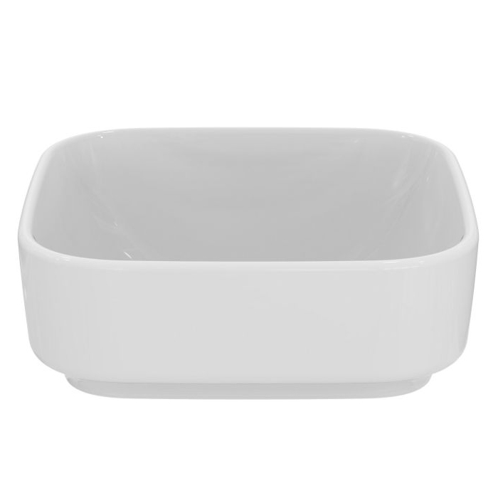 Ideal Standard i.life Раковина 38х38х13см., накладная, без отв., без перелива, без крепежа, цвет: белый глянцевый	