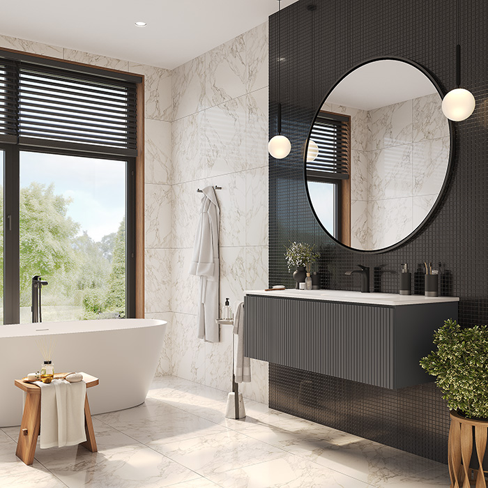 TW Shape комплект подвесной мебели 120х50см, с раковиной, с 1 выдвиж. ящиком с механизмом push-to-open, цвет: серый матовый RAL7016