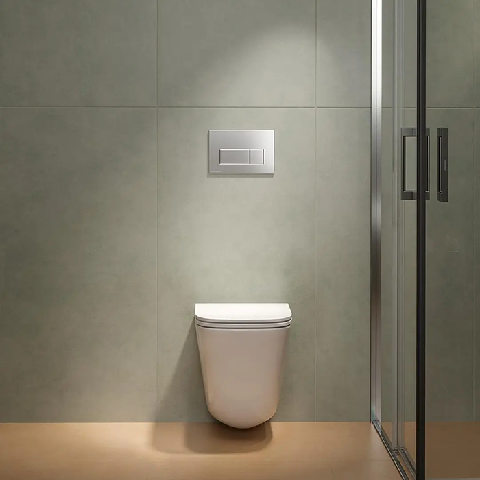 Kerama Marazzi Cubo Унитаз 34х48см, подвесной, смыв торнадо, с крепежом и сиденьем, цвет: белый глянцевый