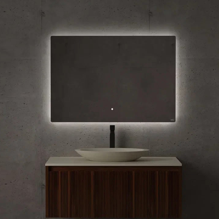 Salini Зеркало для ванны OMBRA 200х70х2.5см., с LED подсветкой, влагостойкое AGC Сrystalvision, сенс. выкл., крепления, обогрев, антизапот.