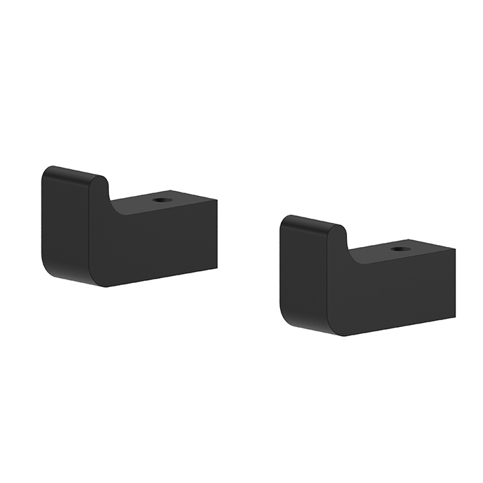 Newform Accessori quadri Крючок для халата, цвет: черный матовый