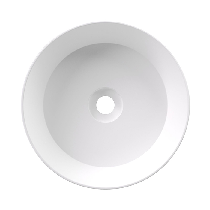 Alice Spy Round Раковина Ø40см., накладная, без отв., цвет: белый матовый